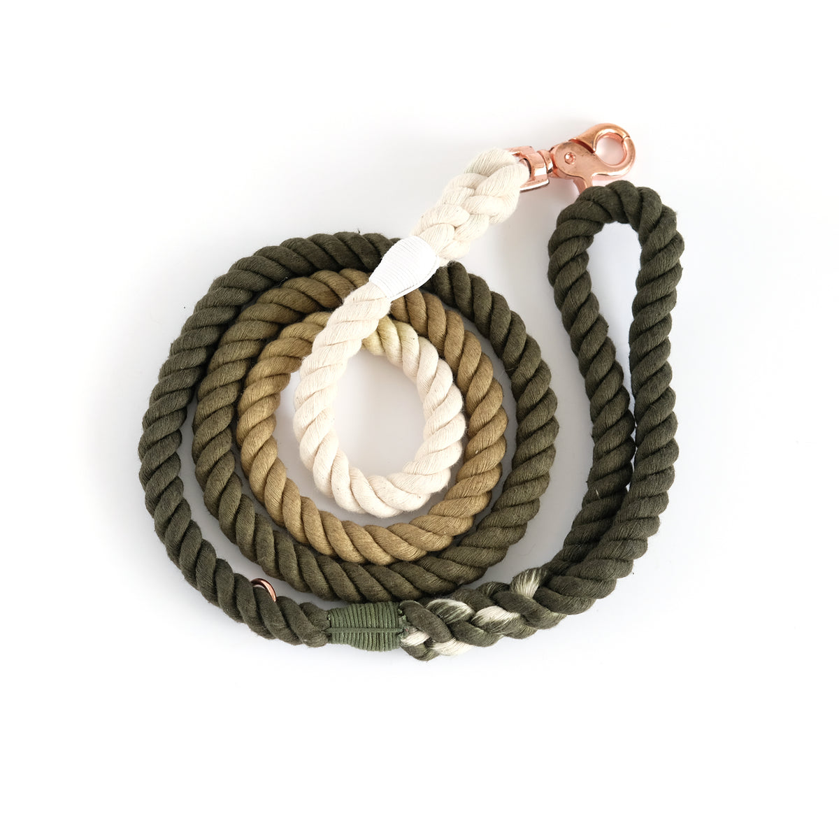 Moss Cotton Rope Leash