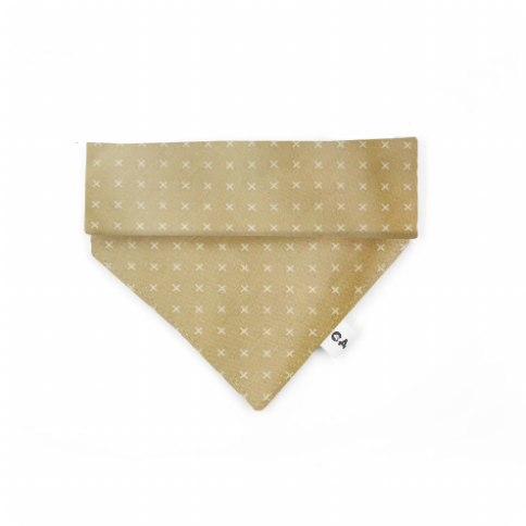 Mustard Cross Bandana
